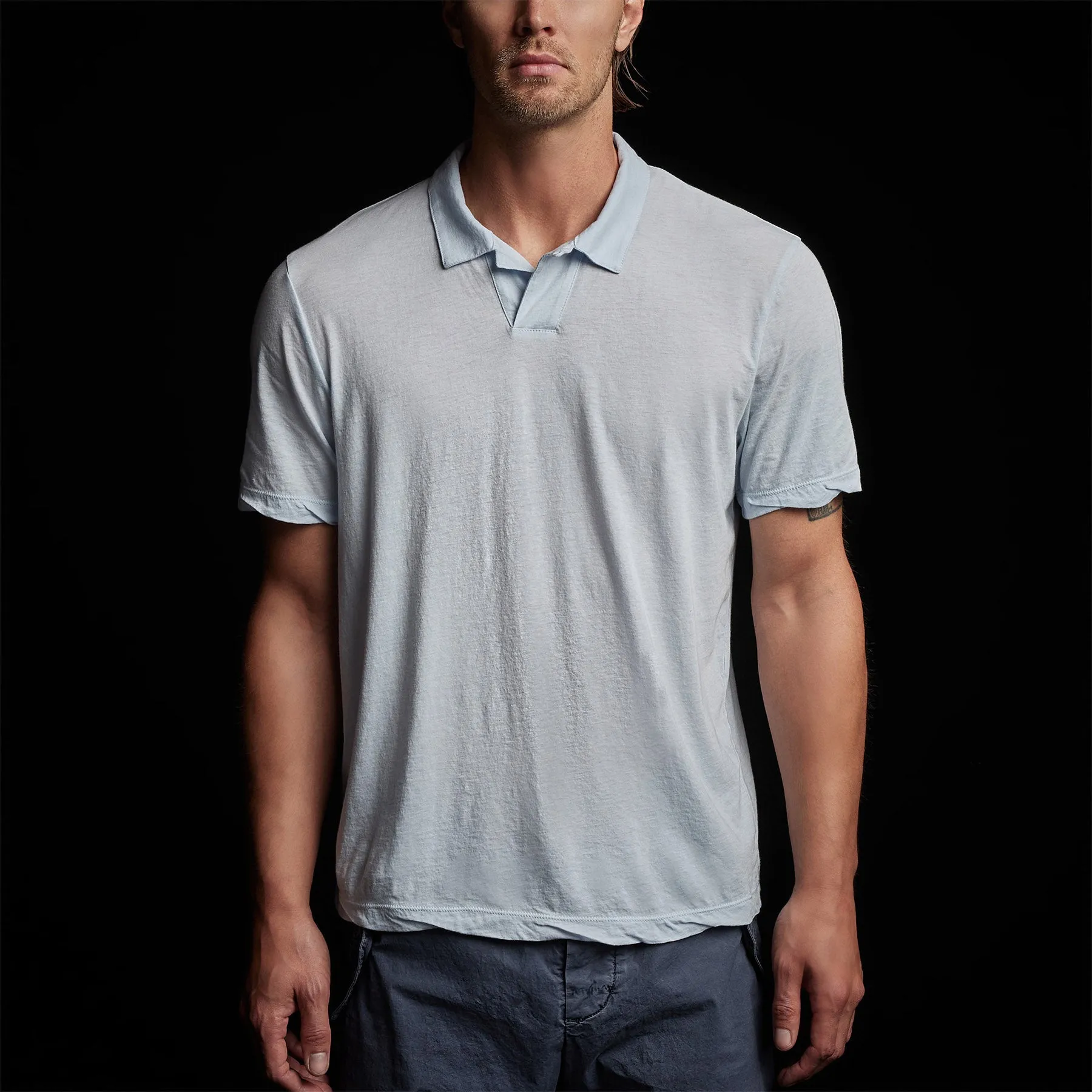 Cotton Linen Polo - Memory
