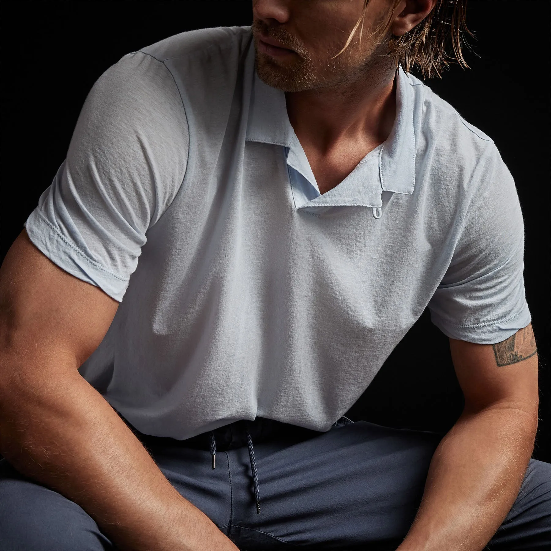 Cotton Linen Polo - Memory