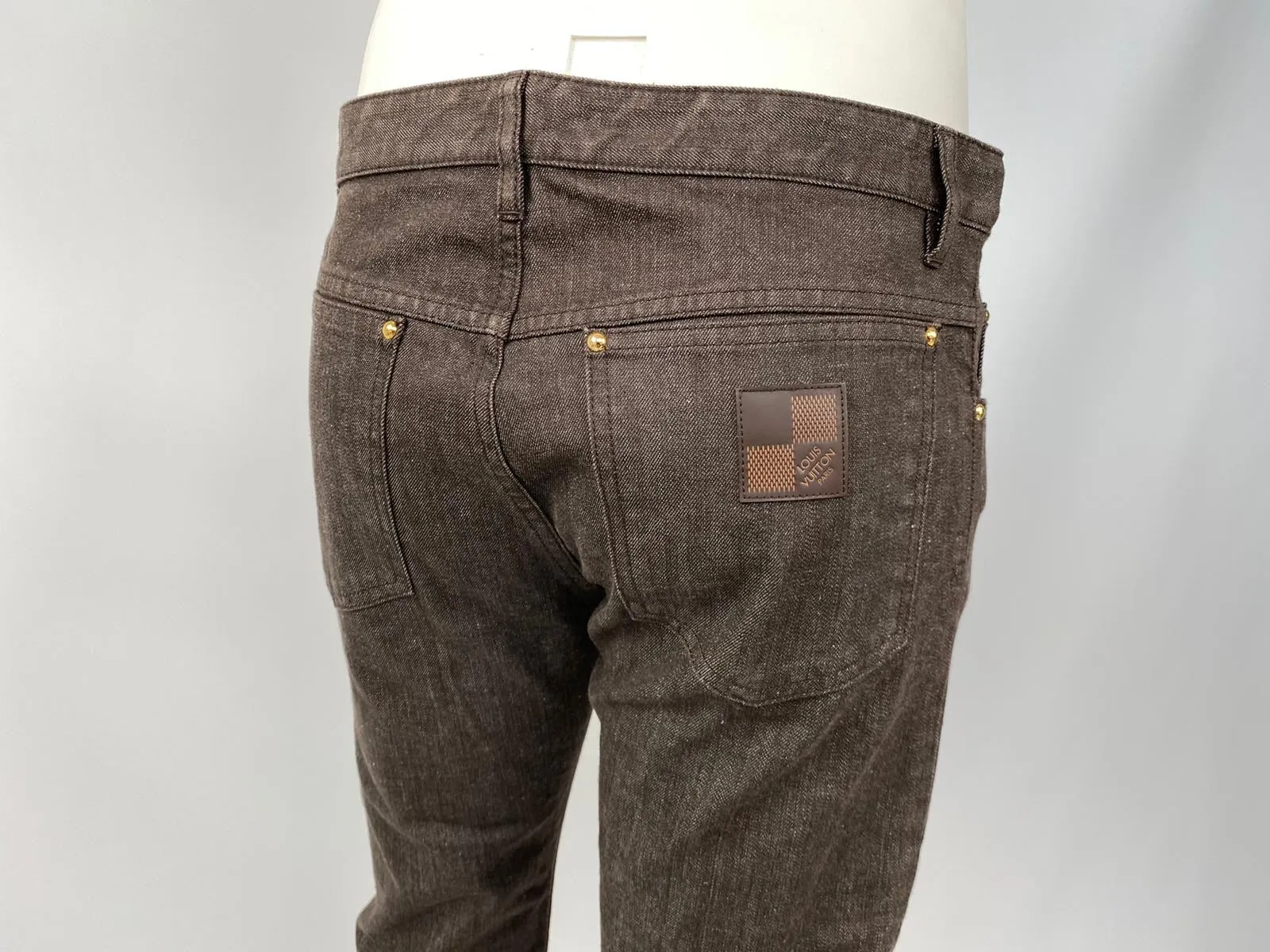 Damier Patch Jeans