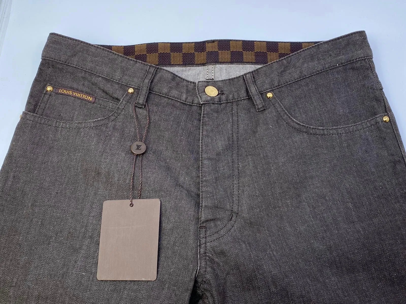 Damier Patch Jeans