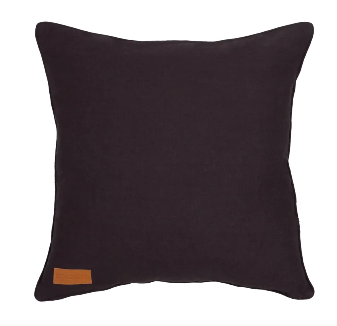 Dark Jungle Palm Pillow 22x22