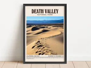 Death Valley National Park Vintage Wall Art, California, USA
