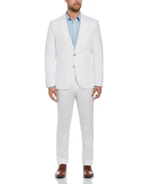 Delave White Linen Suit