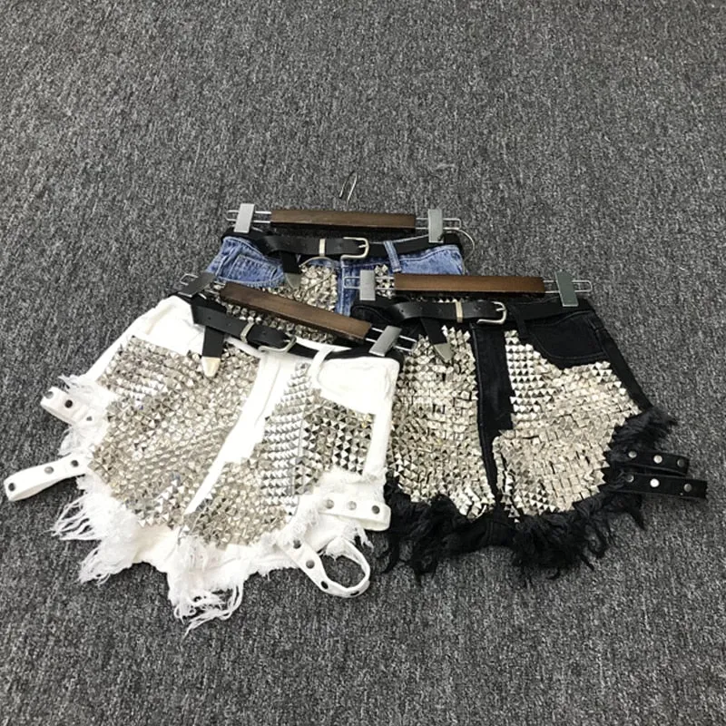 denim shorts women high waist loose jeans