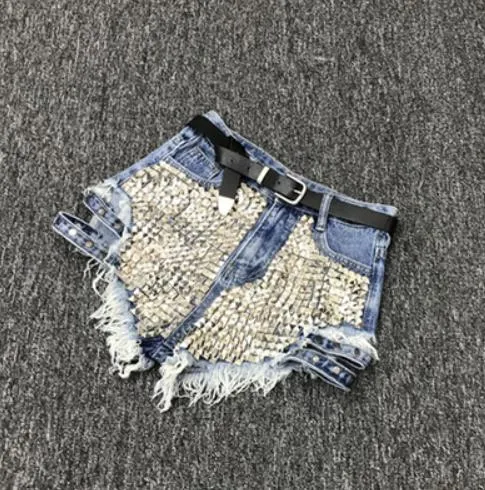 denim shorts women high waist loose jeans