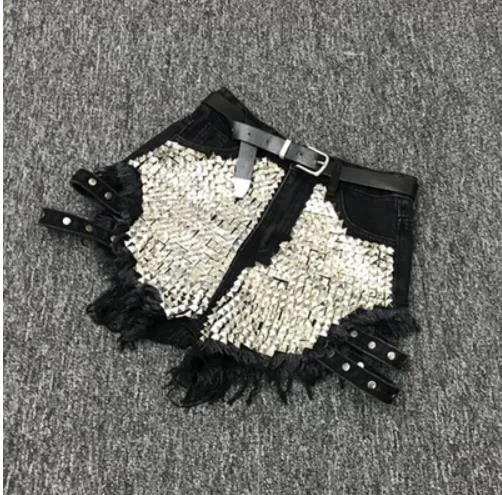 denim shorts women high waist loose jeans