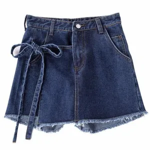 Denim Skirt Shorts