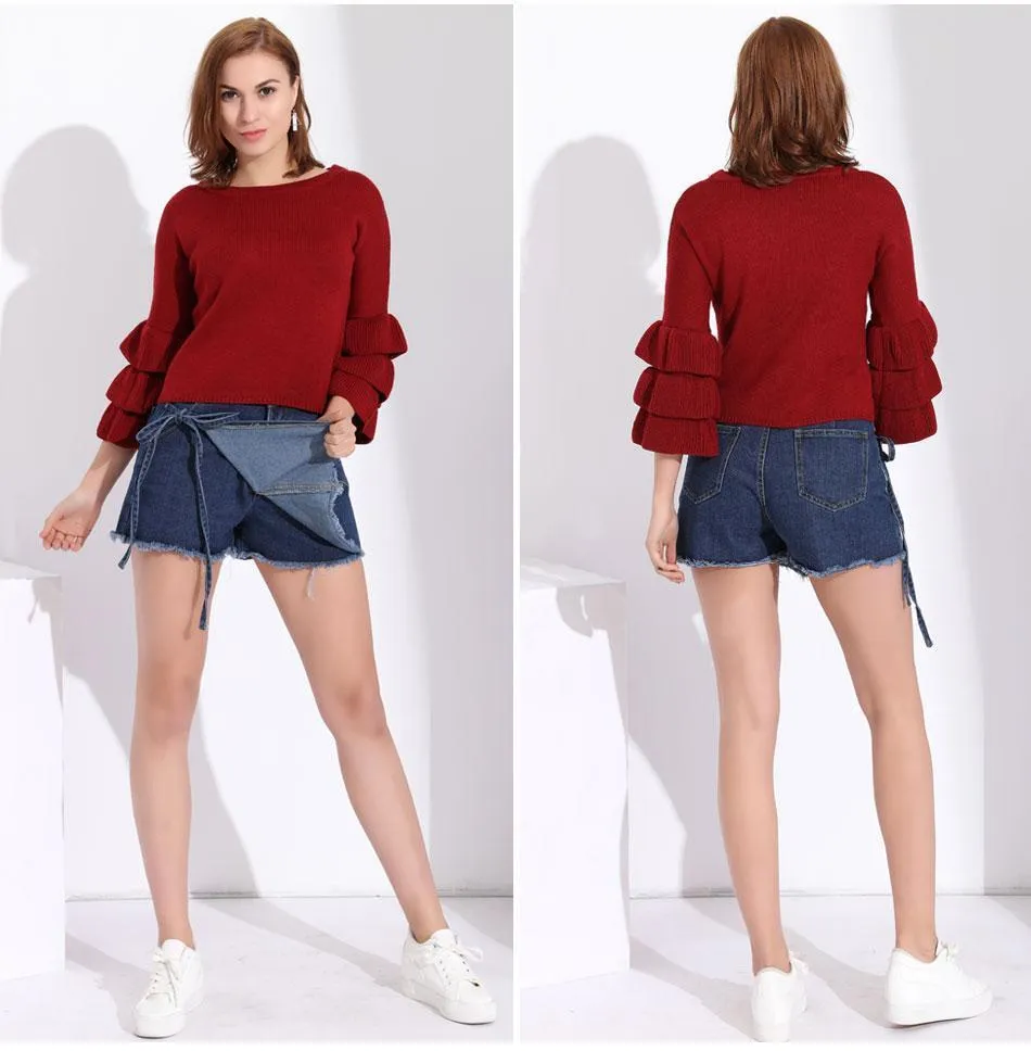 Denim Skirt Shorts