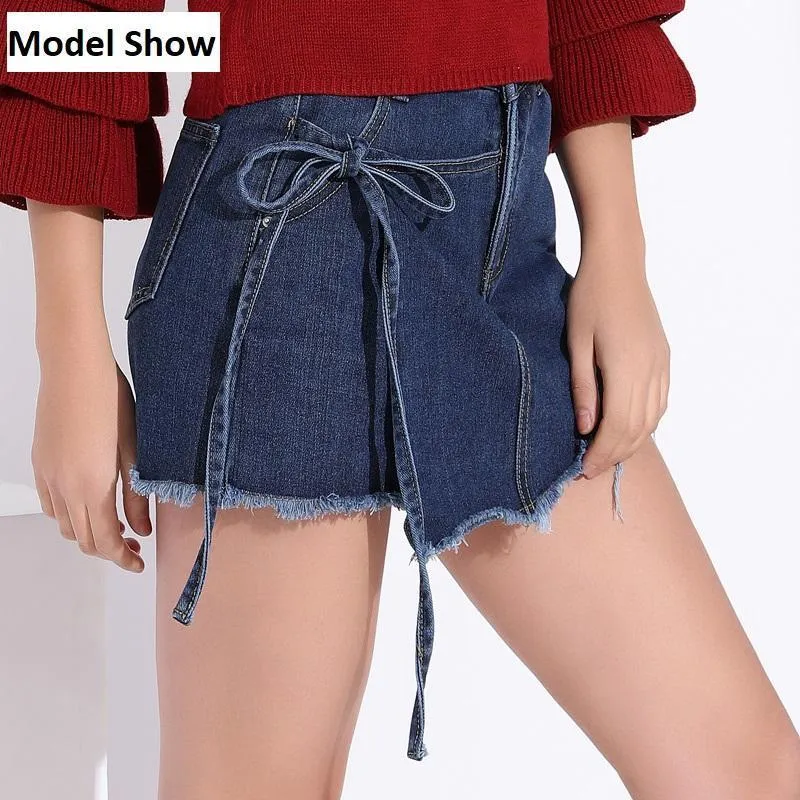Denim Skirt Shorts