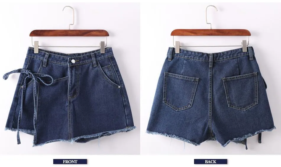 Denim Skirt Shorts
