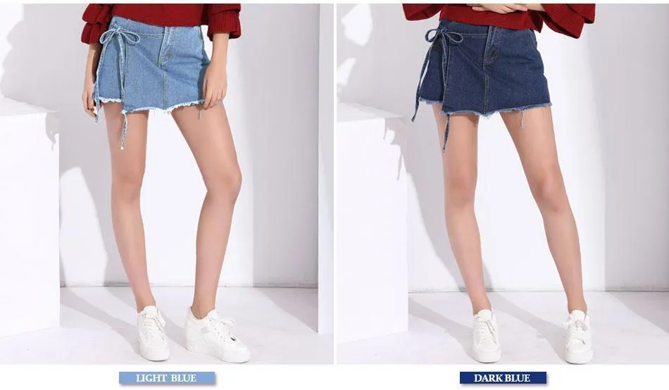 Denim Skirt Shorts
