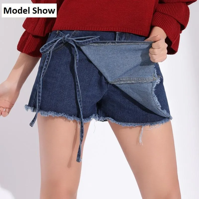 Denim Skirt Shorts