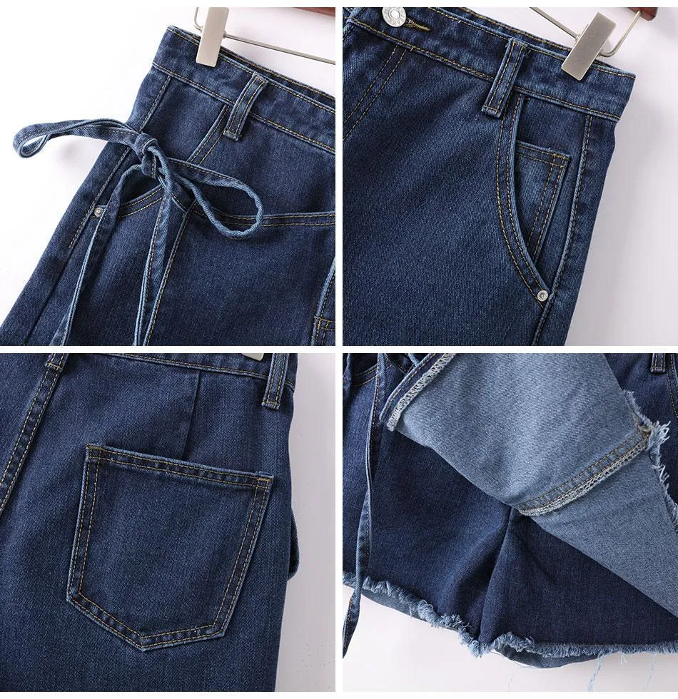 Denim Skirt Shorts