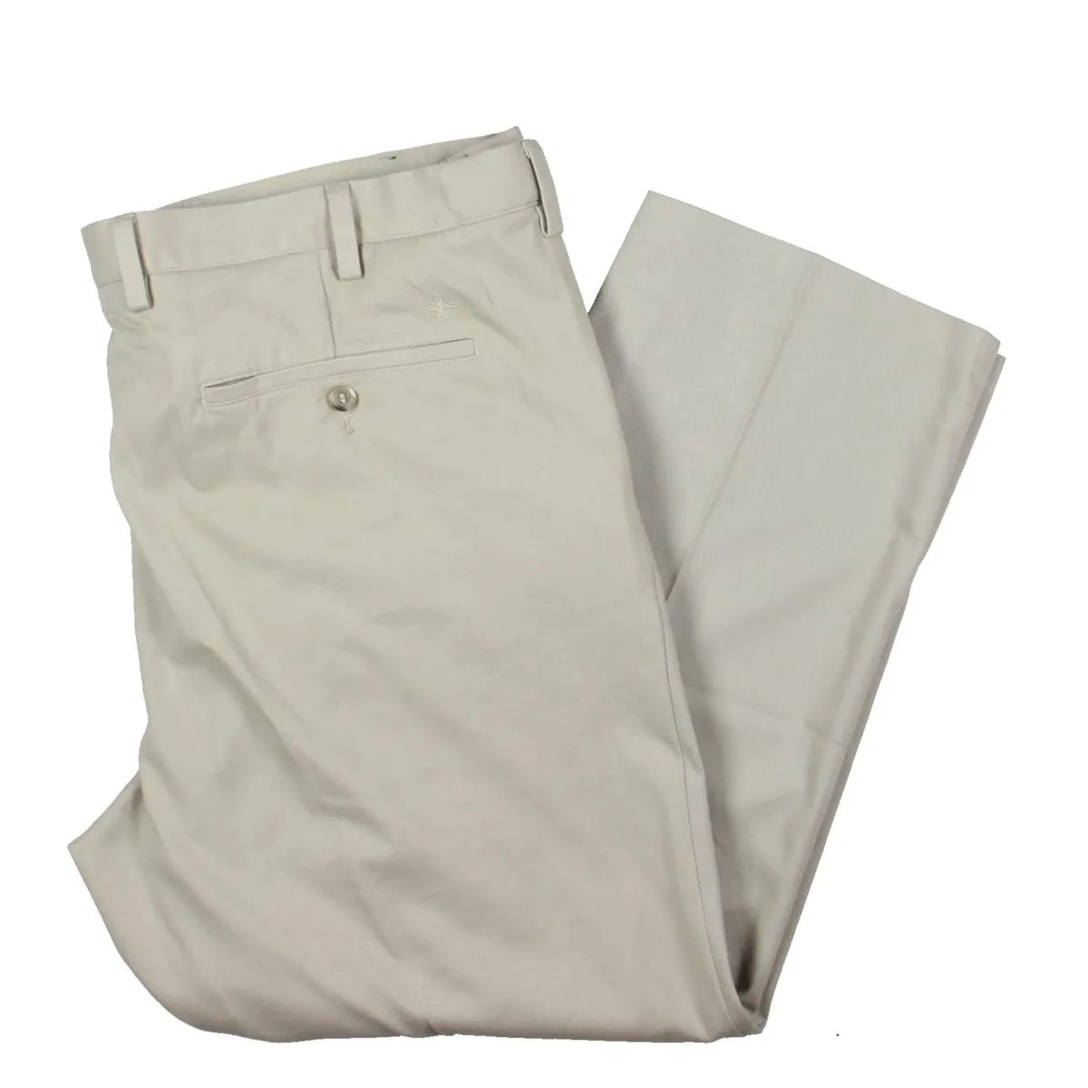 Dockers Mens Big & Tall Pleated Classic Fit Khaki Pants