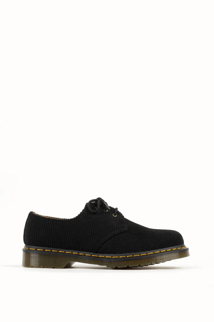 DR MARTENS 1461 BLACK DUCHESS CORDUROY
