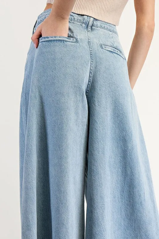 EES104 -WIDELEG DENIM PANT