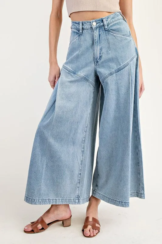 EES104 -WIDELEG DENIM PANT