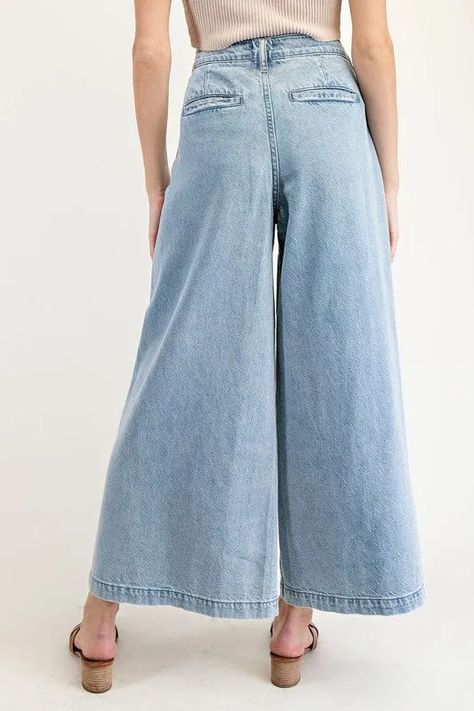 EES104 -WIDELEG DENIM PANT