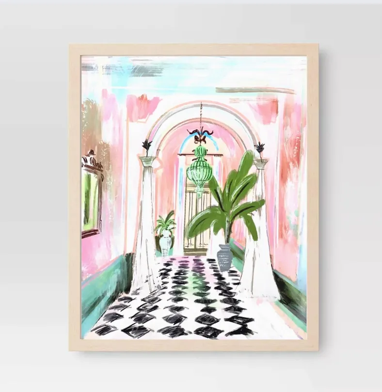 ENTRANCE TO PALM BEACH - Art Print