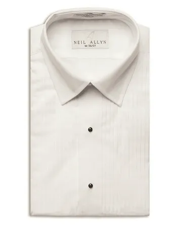 Eric Men's Ensemble - Pleated Lay-down Shirt and Dress Pants