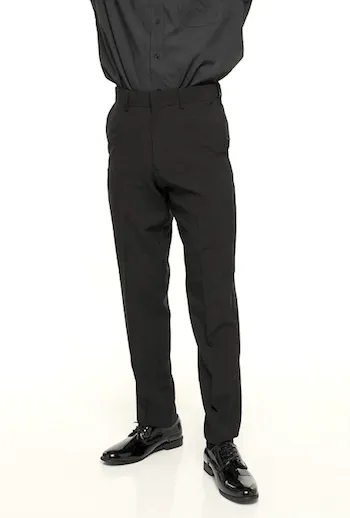 Eric Men's Ensemble - Pleated Wing Tip Shirt and Dress Pants