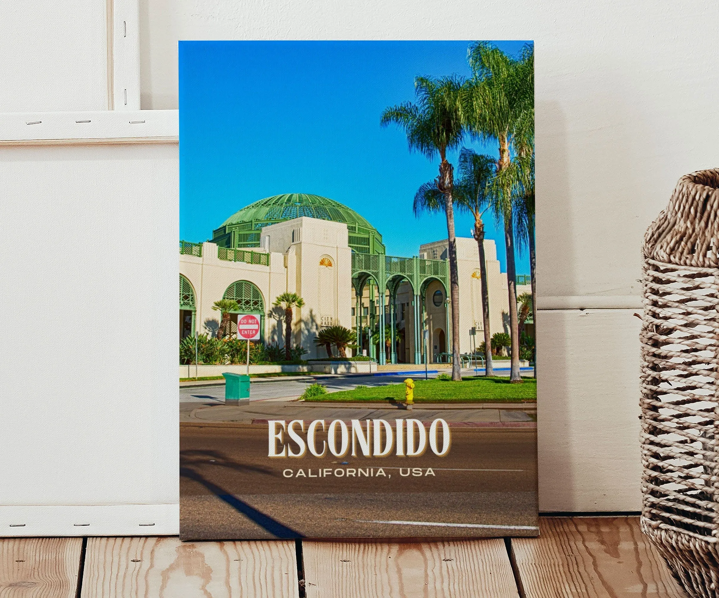 Escondido Retro Wall Art, California, USA
