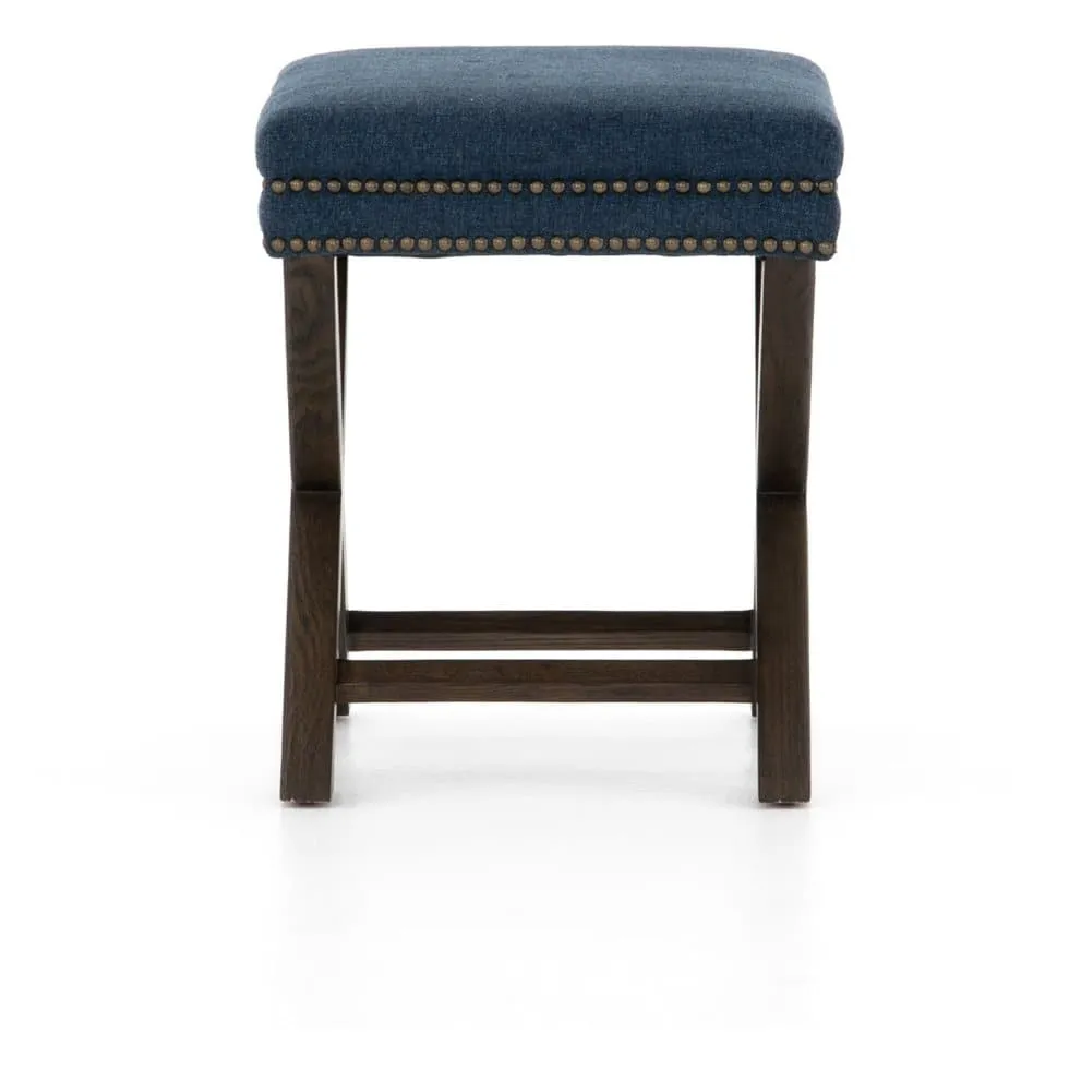 Eylse Swivel Ottoman in Indigo