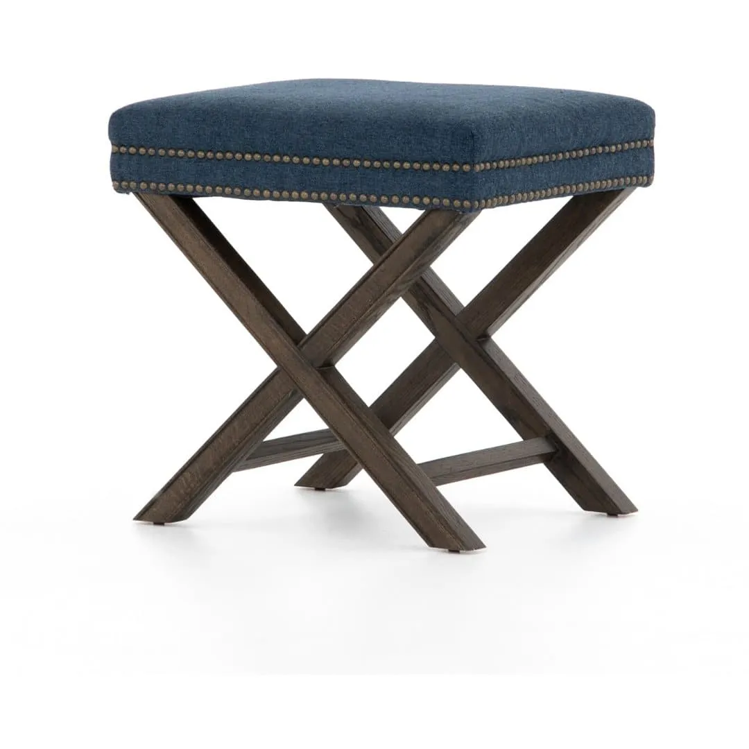Eylse Swivel Ottoman in Indigo