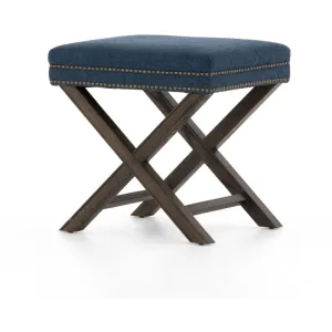 Eylse Swivel Ottoman in Indigo