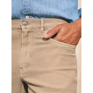 Faherty Men Stretch Terry 5 Pocket 32"