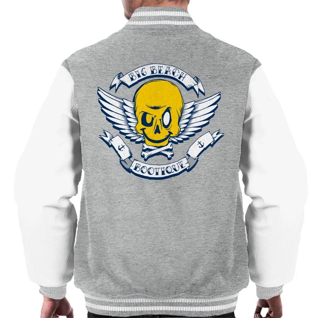 Fatboy Slim Big Beach Bootique Smiley Wings Men's Varsity Jacket