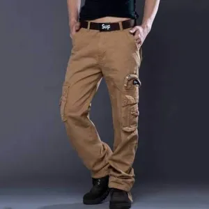 Fleece Military Cargo Pants