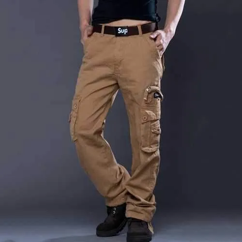 Fleece Military Cargo Pants