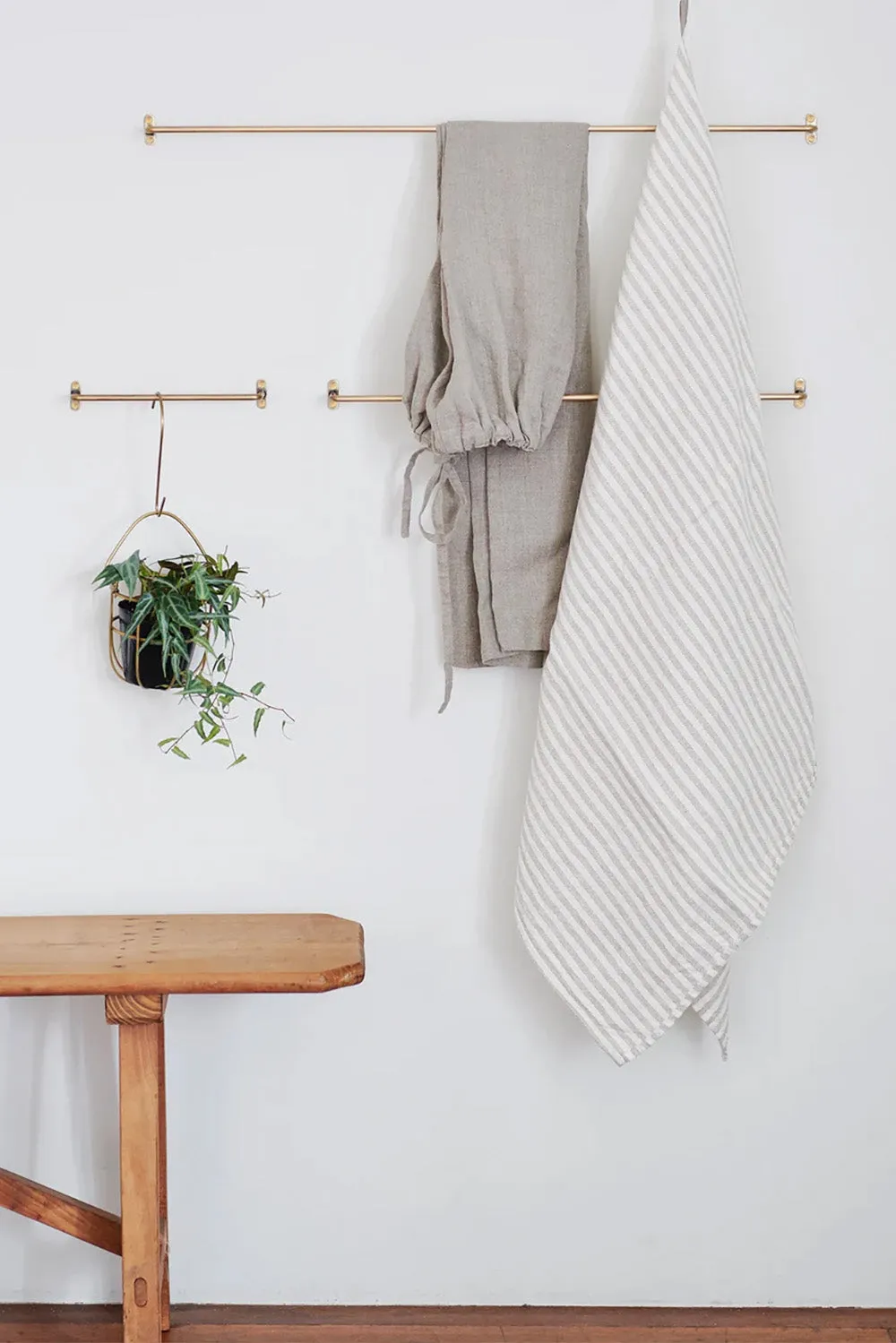 Fog Et Cetera Small Brass Towel Bar