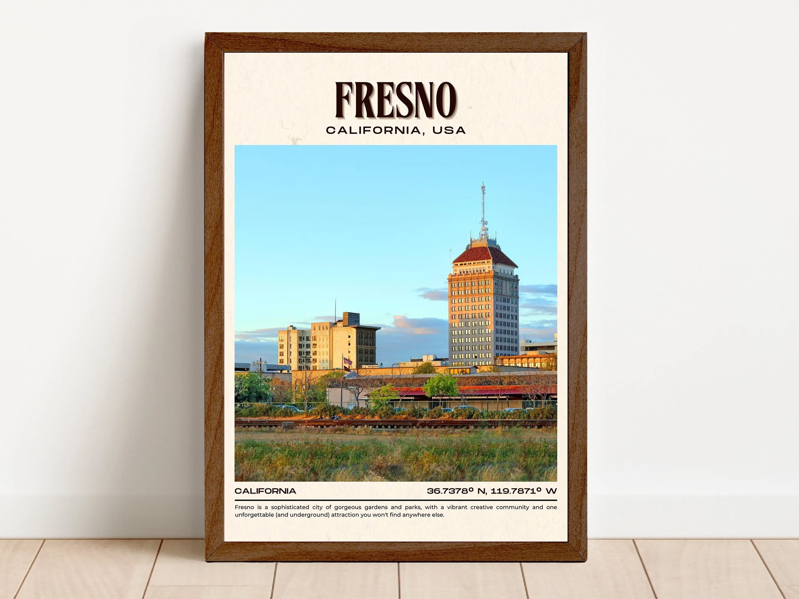 Fresno Vintage Wall Art, California, USA