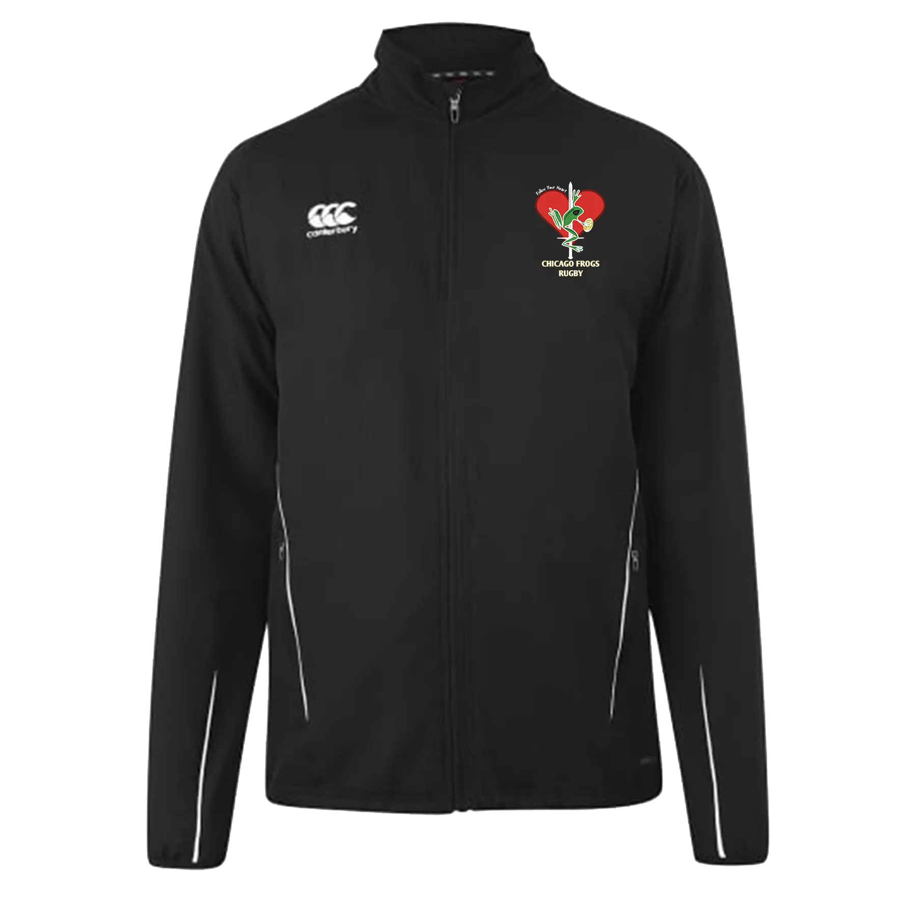 Frogs Canterbury Team Black Rugby Jacket