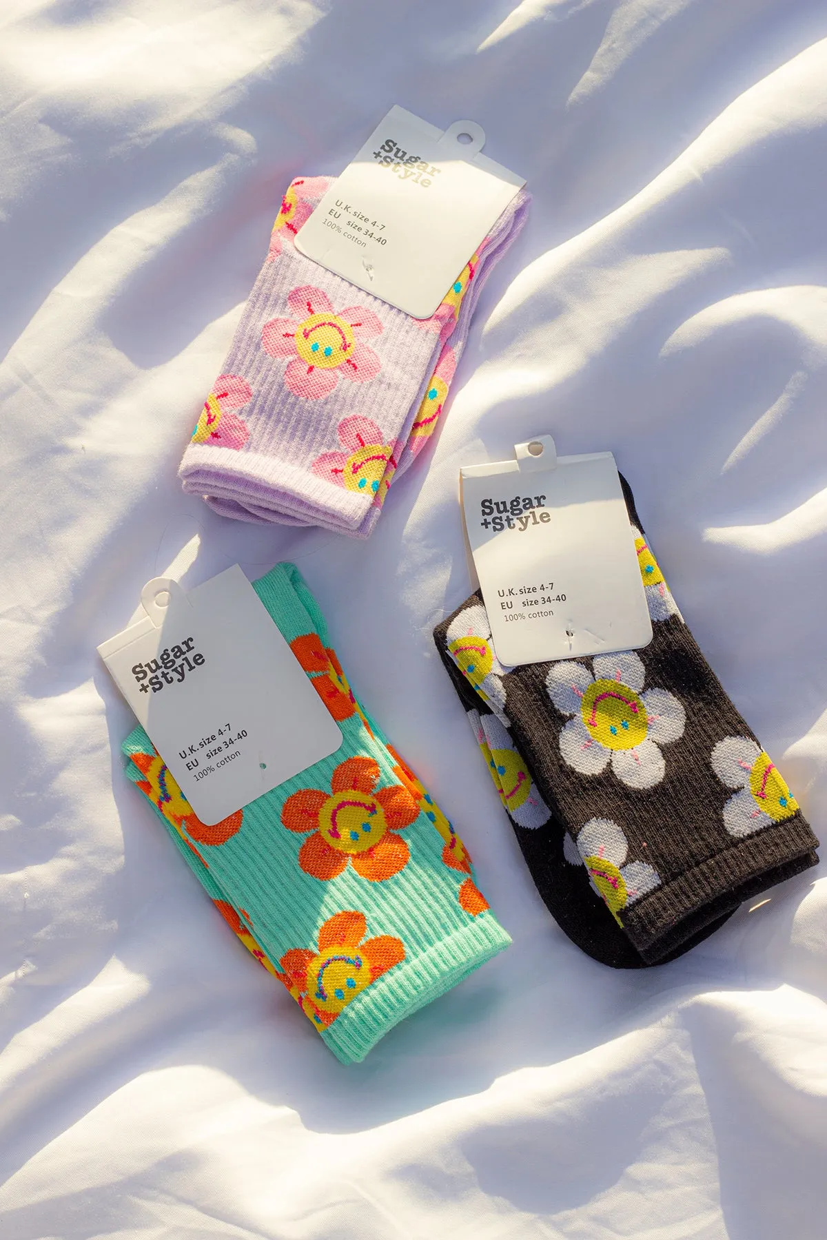 Fun Flower Socks