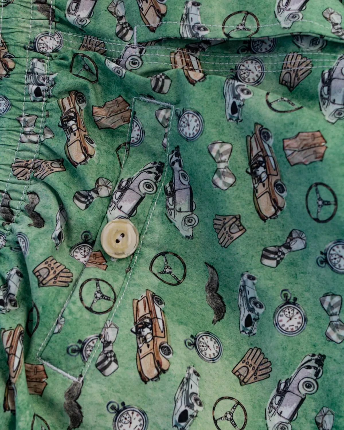 GENTLEMAN DRIVER - Men's Swim Shorts - Green