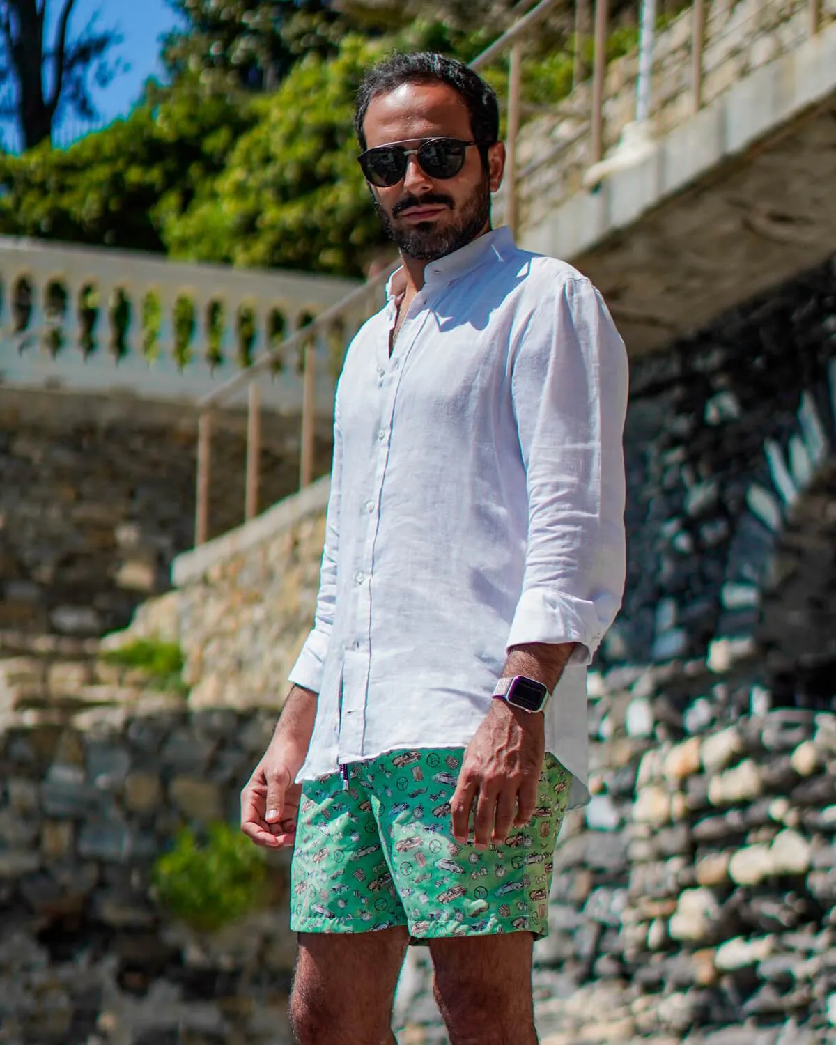 GENTLEMAN DRIVER - Men's Swim Shorts - Green