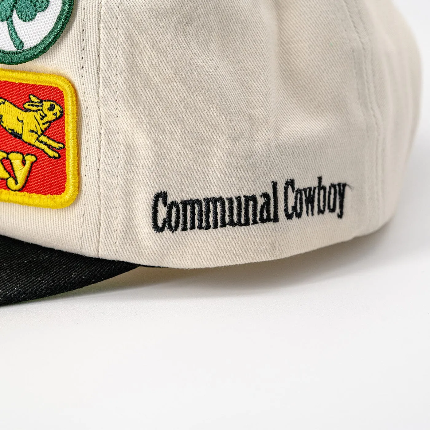 GOOD LUCK PATCH COLLAGE HAT