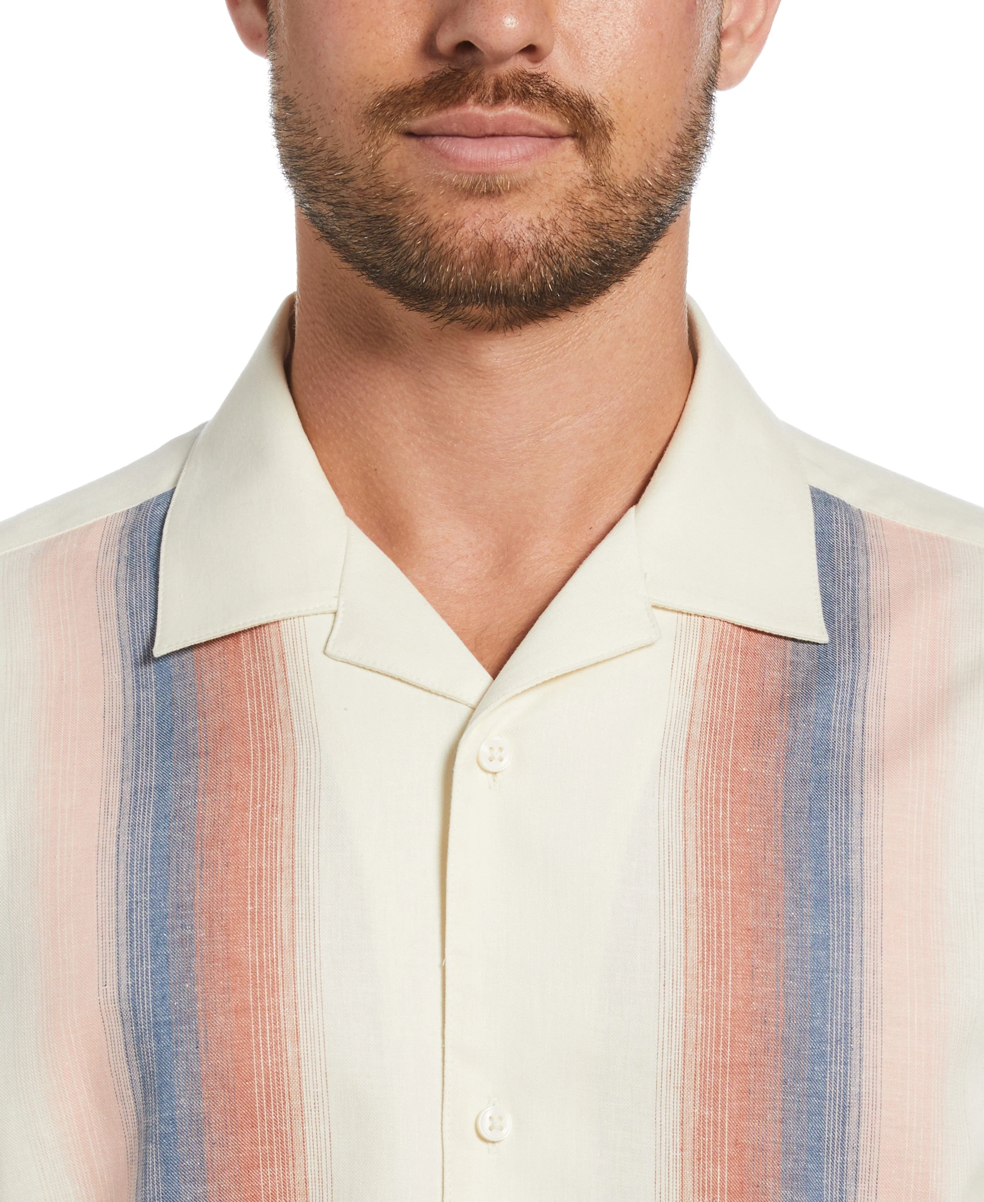 Gradient Panel Print Shirt