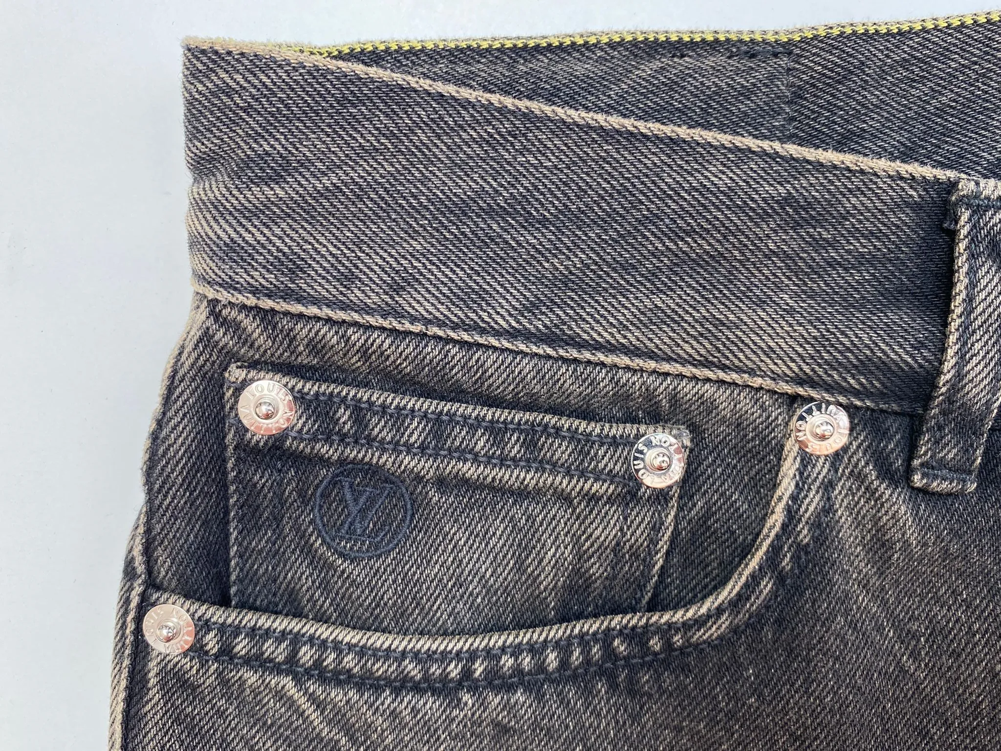 Gray Washed Slim Jeans