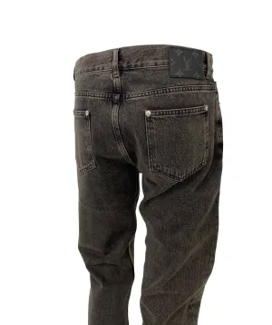 Gray Washed Slim Jeans