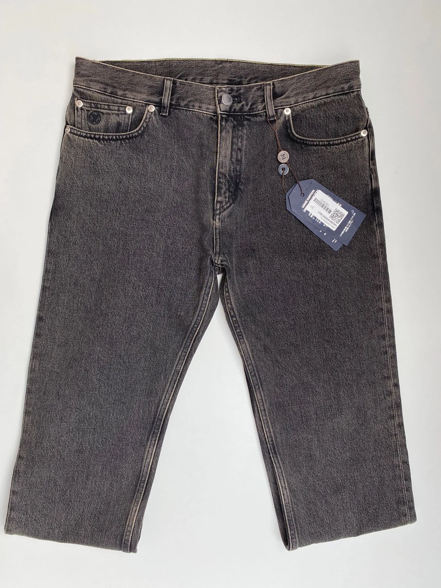 Gray Washed Slim Jeans