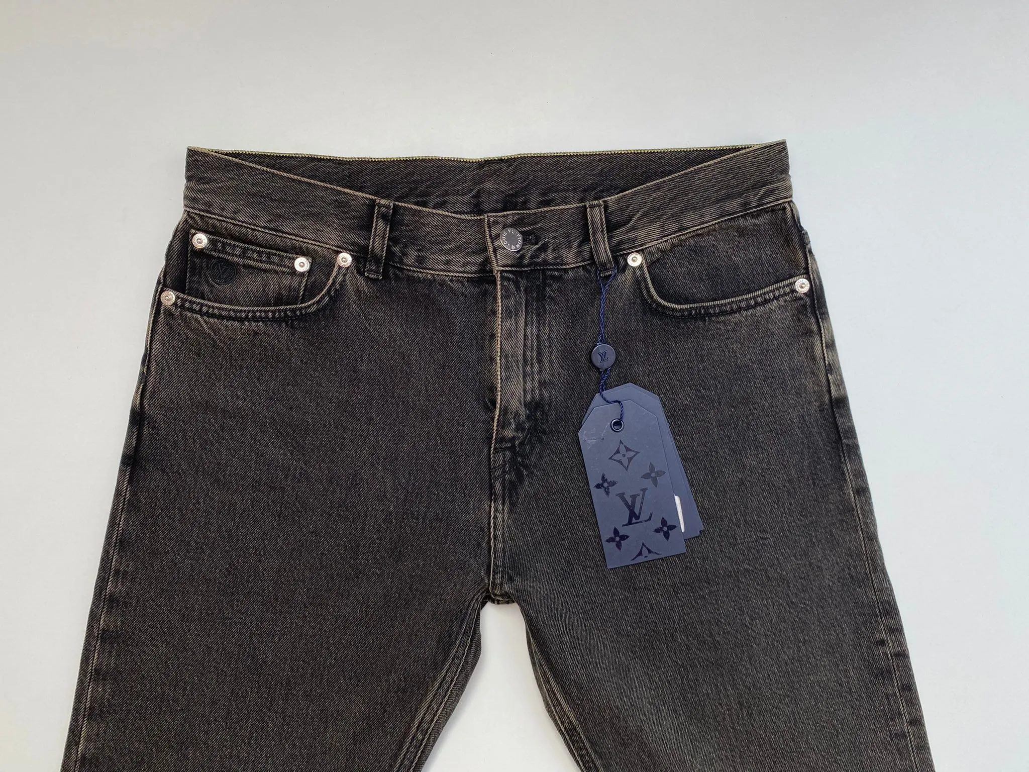Gray Washed Slim Jeans
