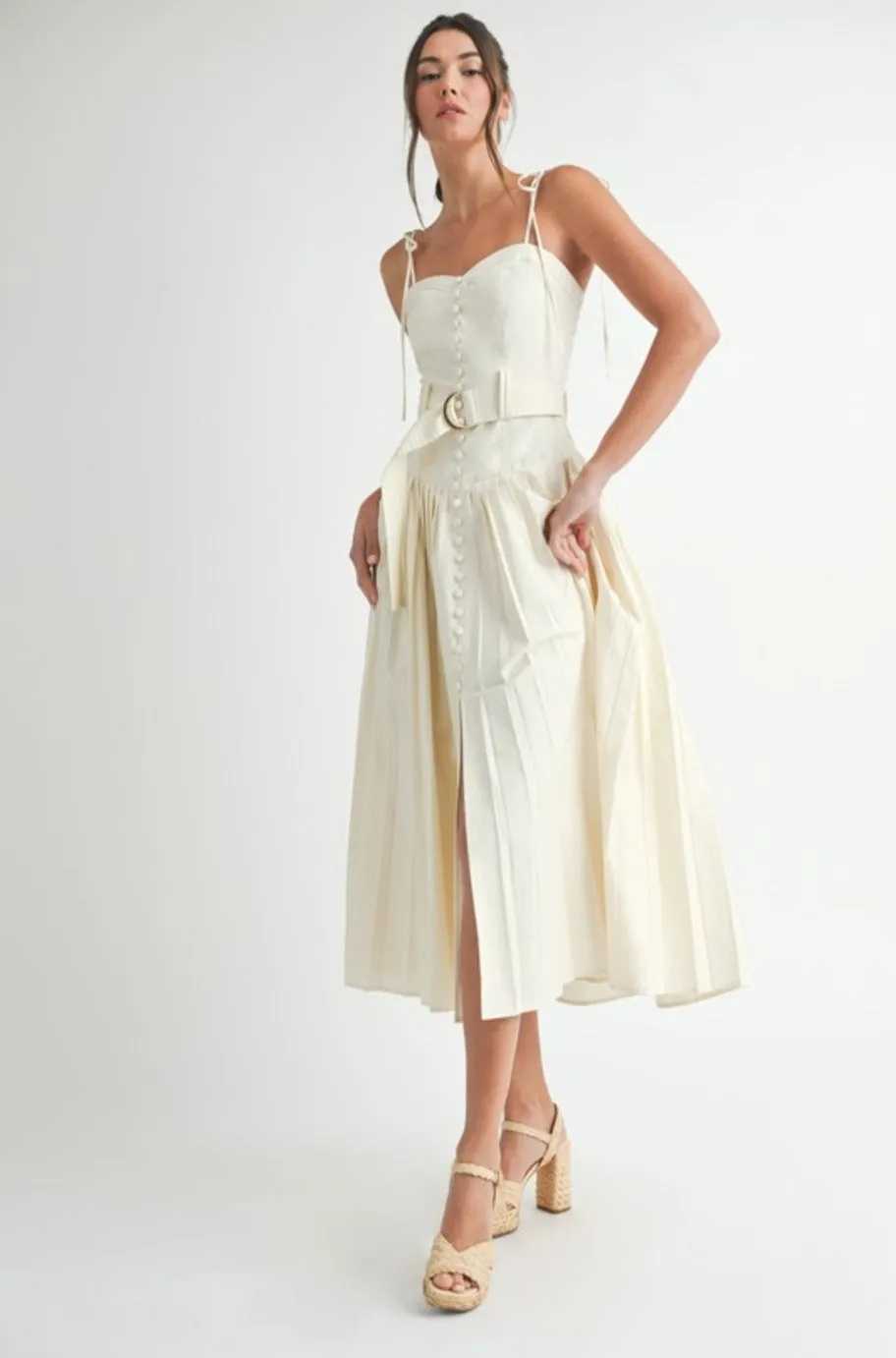 Hailey Cotton Midi Dress