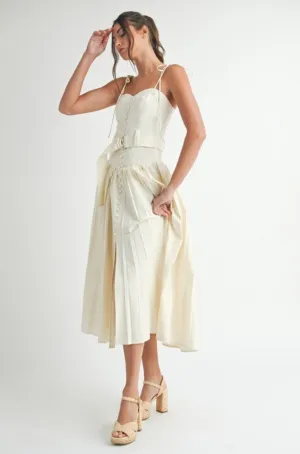 Hailey Cotton Midi Dress
