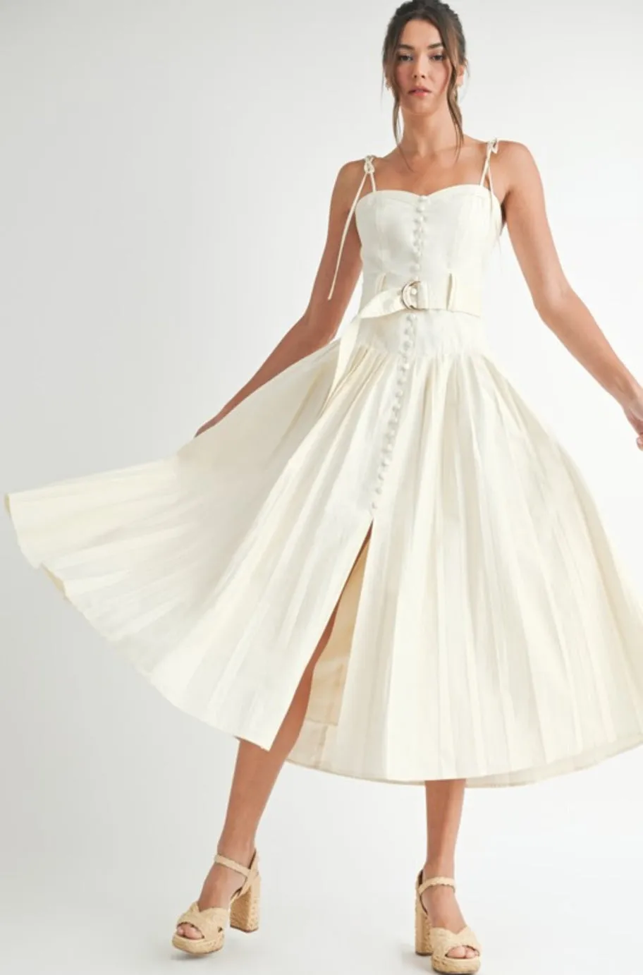 Hailey Cotton Midi Dress