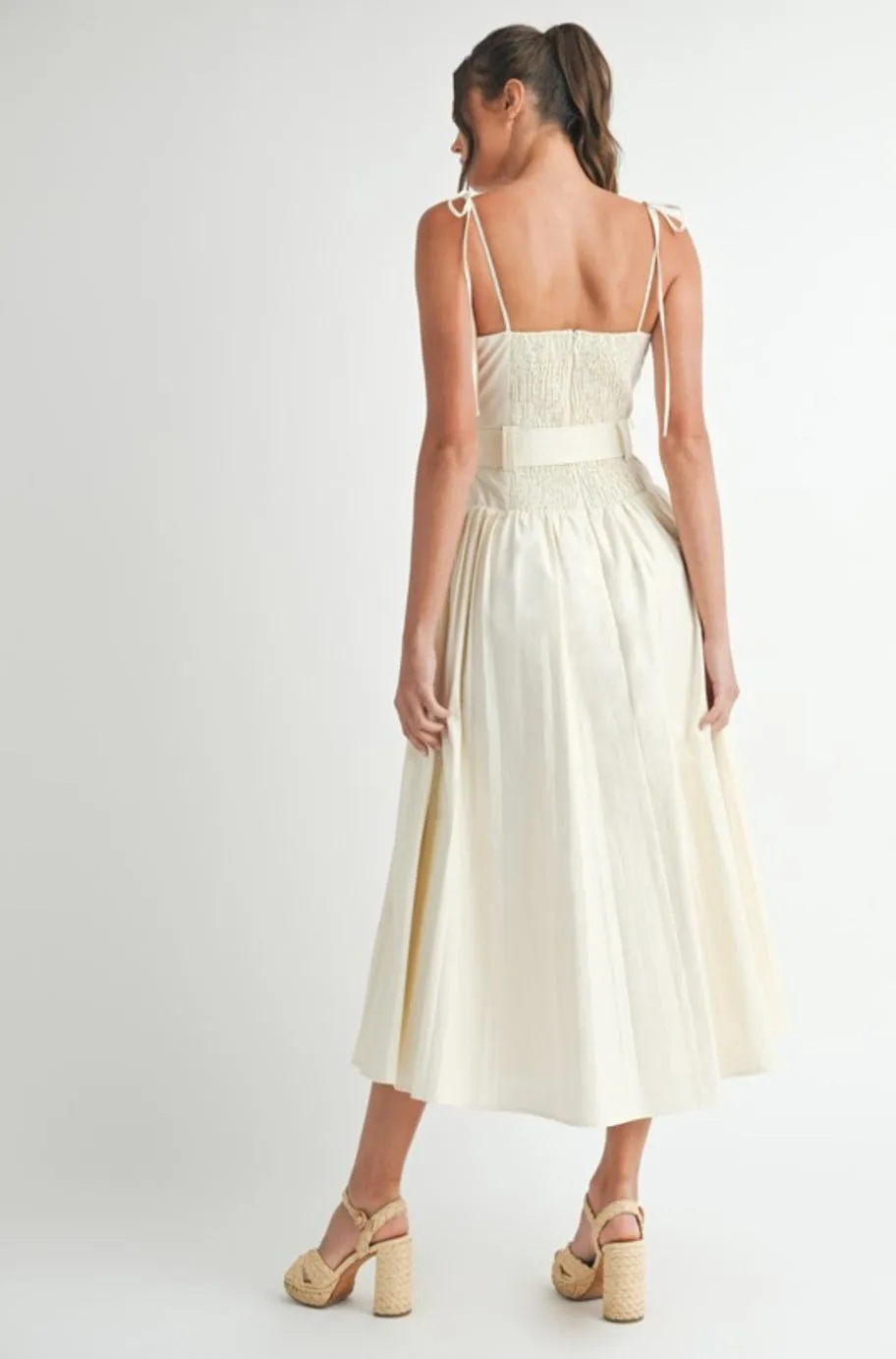 Hailey Cotton Midi Dress