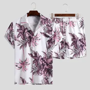 Hawaiian Royal Matching Summer Short Set